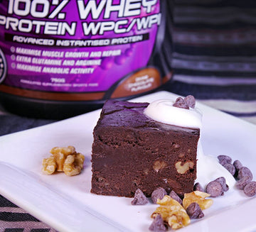 Choc-Walnut Protein Brownies